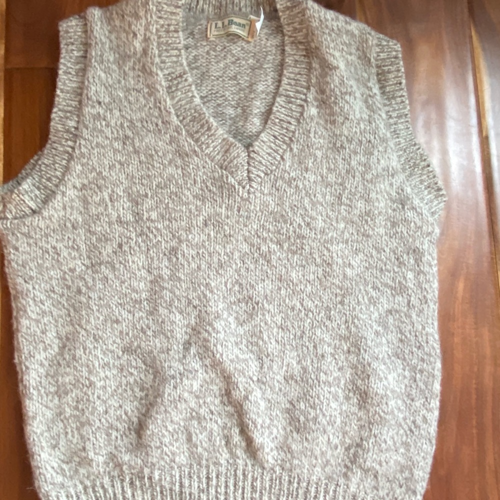 L.L. Bean vintage wool vest size small